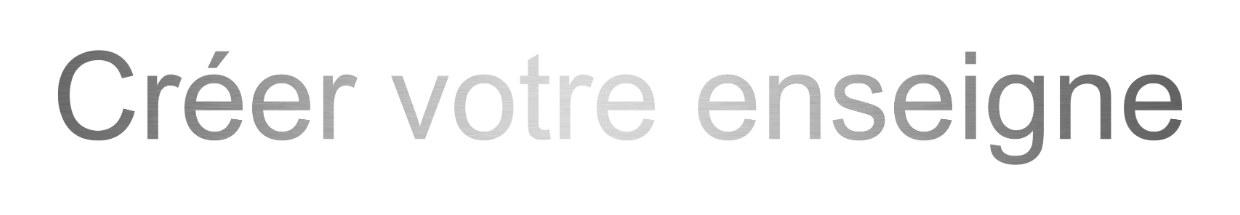 Enseigne de maison / professionnelles "Créer votre enseigne"