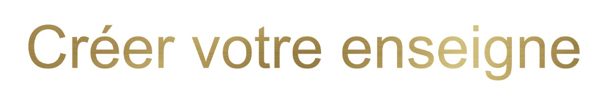 Enseigne de maison / professionnelles "Créer votre enseigne"