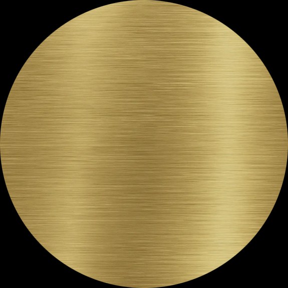 Porte clé rond en laiton
