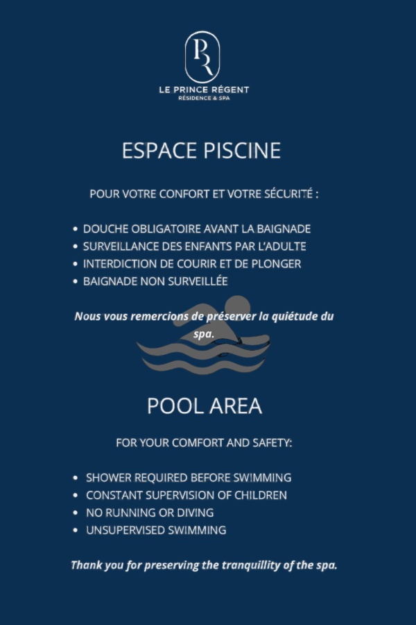 Plaques pour spa - en Aluminium bleu - taille 200x300 mm - Plaques pour spa